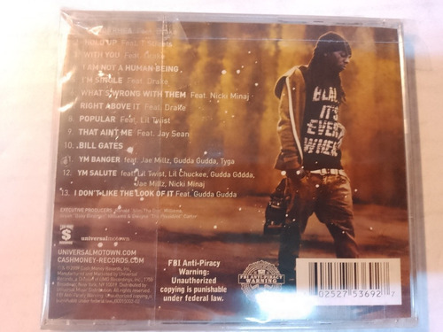 Lil Wayne Cd I Am.not A Human Being ( Importado) Impecable