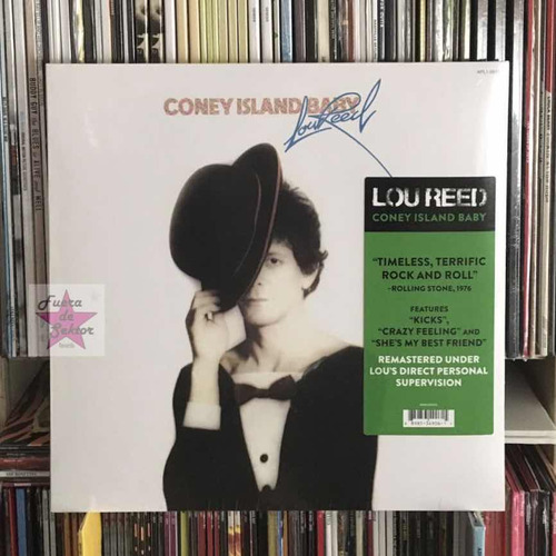 Vinilo Lou Reed Coney Island Baby Eu Import.