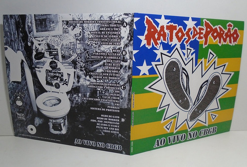 Imagem 3 de 10 de Ratos De Porão - Ao Vivo Cbgb Lp 10 Polegadas Duplo Limitado