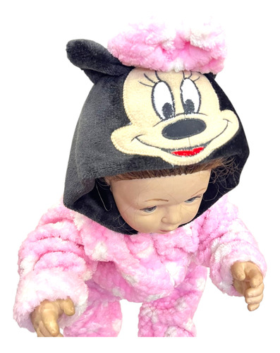 Mameluco Suavecito Bordado Mimi O Minnie Mouse Disney Bebé