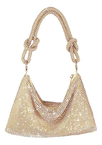 Bolso De Noche Brillante Con Diamantes De