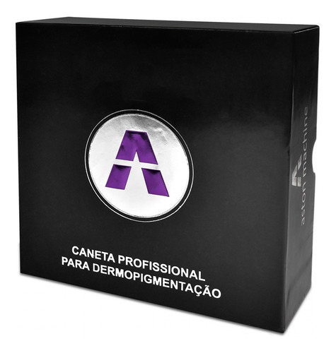Kit Aston Pen Create + Fonte Digital Ma-1 Tattoo Cor Prata