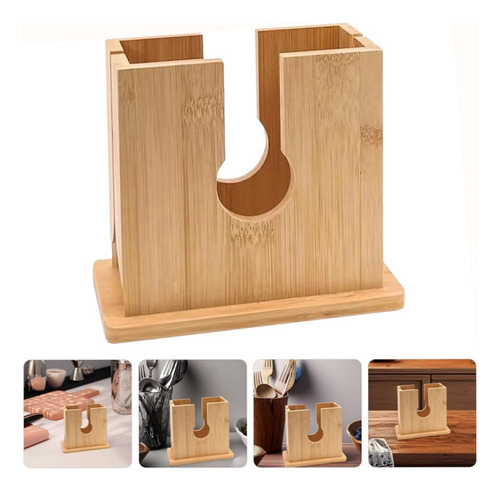 Soporte Para Rebanar Bagels De Madera, Cortador De Bagels De