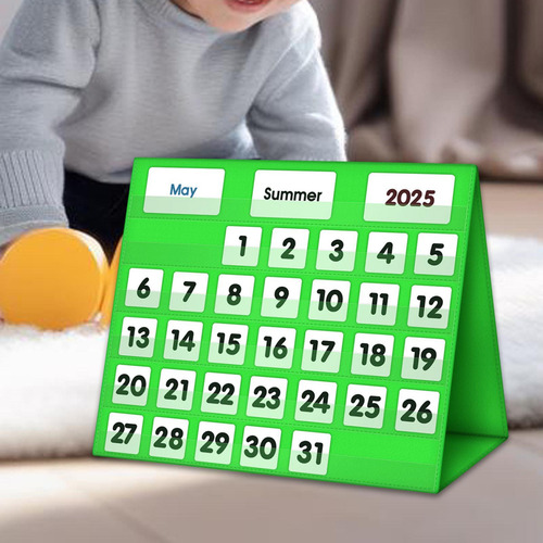 Bolsillo De Escritorio Bocket Educational Learning Verde