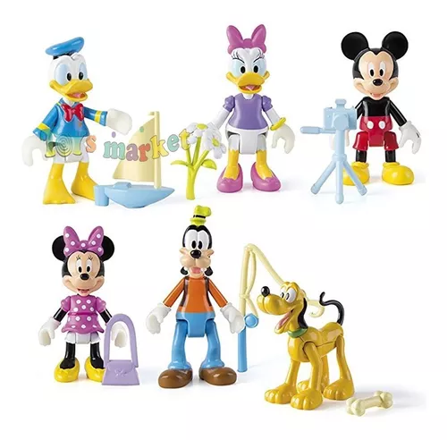 Muñecos Mickey Mouse y sus Amigos Articulados x 4