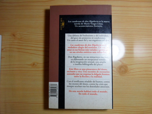 Imagen 2 de 3 de Los Cuadernos De Don Rigoberto - Mario Vargas Llosa