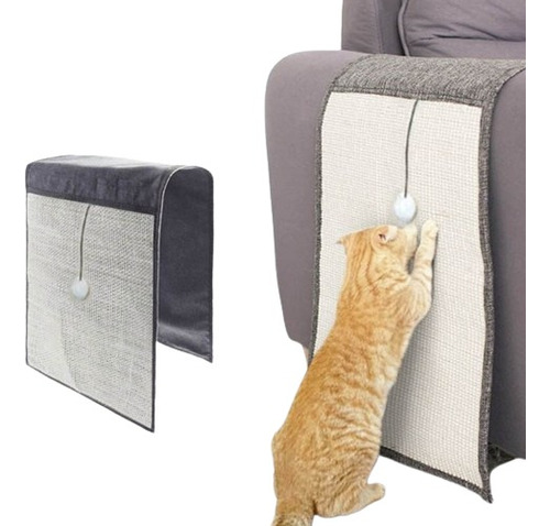 Rascador Gato Con Velcro Protege Sofa, Sillon O Muebles 