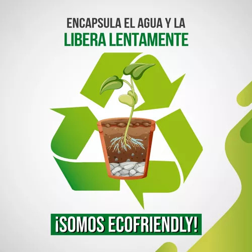 Hidrogel Agrícola Lluvia Sólida Hidrata Y Nutre Plantas 5 Kg