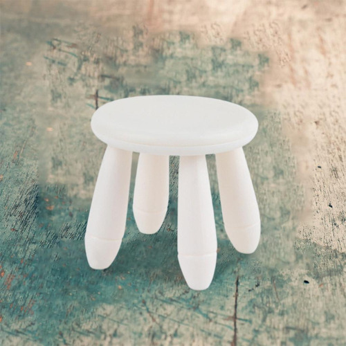Nuevo 2 Simulación Pasos Pequeños Silla De Muebles Blancos