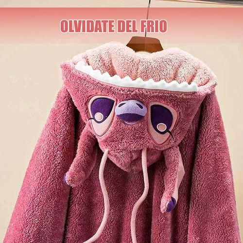 Polerones Chiporro Pijama De Invierno Poleron Invierno Disfraz De Stitch Rosa Adulto Poleron Con Capucha Polerones Invierno Pijama Chiporro Con Diseño