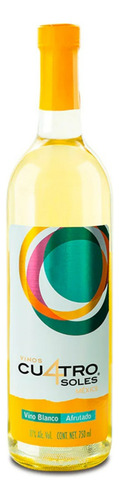 Vino Blanco Cuatro Soles Afrutado 750 Ml