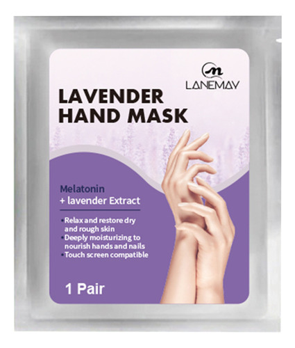 Membrana Exfoliante Hidratante Para Manos Y Pies De Lavanda,