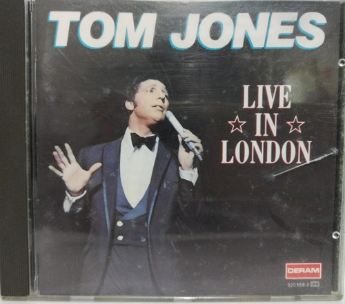 Tom Jones  Live In London Cd Germany 1989 La Cueva Musical