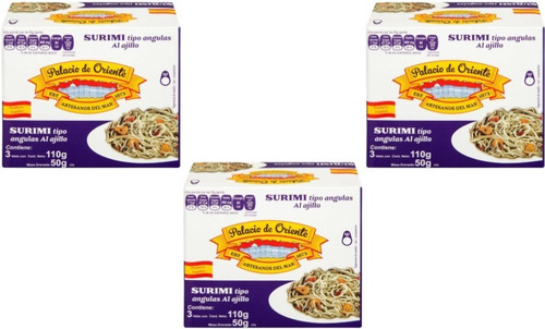 3 Pack Surimi Tipo Angulas Al Ajillo