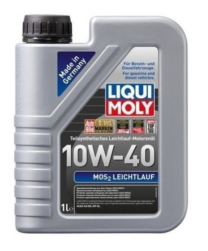 Aceite Liqui Moly Con Mos2 10w-40 X1l Semi- Sintetetico