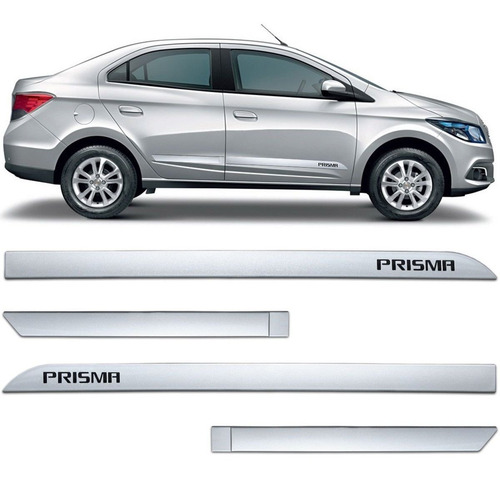 Jogo Friso Lateral Porta Novo Prisma Prata Swithcblade 2022