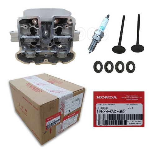Imagem 3 de 6 de Kit Cabeçote Cb300 Xre 300 12020kvk305 Vela Fina