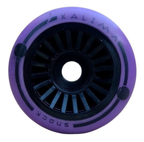 Imagen 2 de 4 de Ruedas Longboard Kalima Shoks 66 X 48mm 83a Labio Redondeado