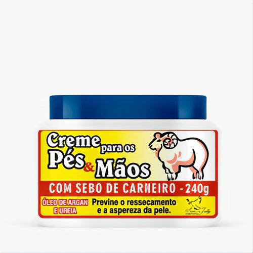 Creme P/ Pés Mãos Sebo De Carneiro San Jully Kit 60 Und