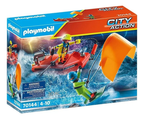 Playmobil Kitesurf Rescate Marítimo City Action 70144  30pcs