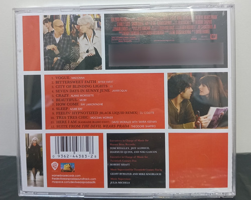 Cd The Devil Wears Prada ( O Diabo Veste Prada ) Trilha Estandar (Usado)