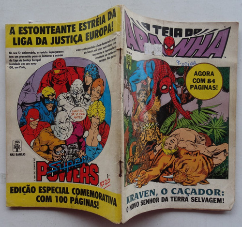 A Teia Do Aranha Nº 18! Editora Abril Mar 1991 (Usado)