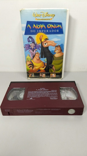 Filme Vhs Desenho A Nova Onda Do Imperador Dublado Disney 