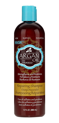 Shampoo Argán Oil Reparación Anti Frizz Marrueco Hask Cvl