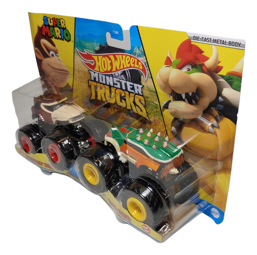 Hotwheels Monster Trucks Donkey Kong Vs Bowser