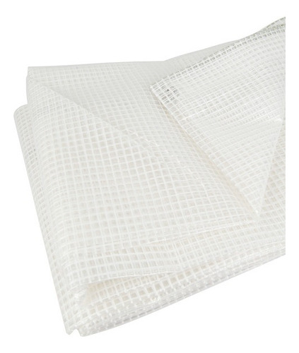 Lona Plástica Branca 9x4 Cobertura Palco Tenda Telhado Toldo