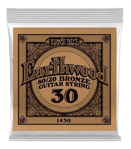 6 Cuerdas Ernie Ball Earthwood Guitarra 0.030 Bronce 1430(6)