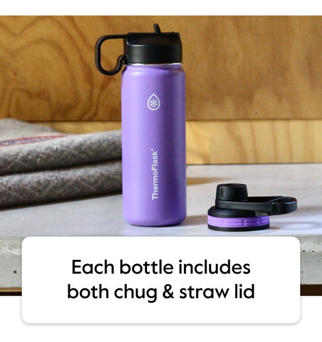 Thermoflask Botella Combinada Con Pajita De 40 Onzas, 2 Unid