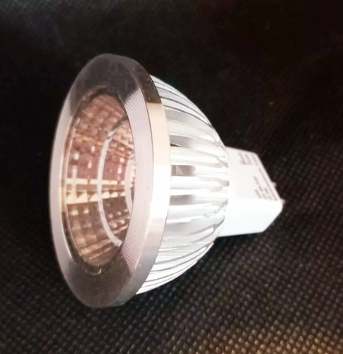 10 Focos Dicroico Led 3w=30watts Entrada Mr16 3500k Cálida