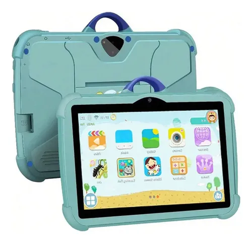 Tablet Infantil 7  Android Con Funda Resistente Para Niños