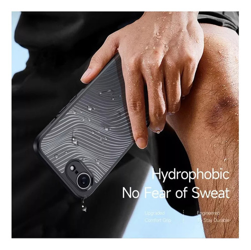 Funda Resistente A Los Arañazos Para iPhone 14 15 16e, Negra
