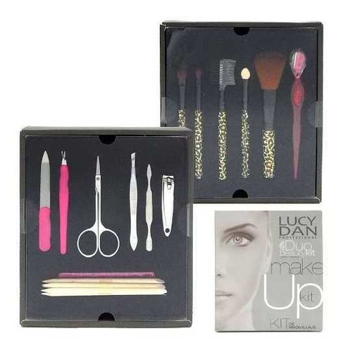 Lucydan Duo Beauty Set Maquillaje + Set Cuidado De Uñas