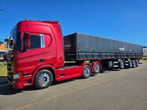 Scania R450 6x2 Highline Ano 22 + 4 Eixo Facchini 0km 14mts