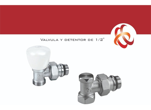 Valvula Y Detentor 1/2 Radiador (pack 10 Unidades)