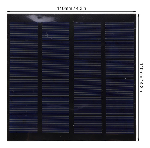 Panel Solar Diy De 1,5 W, 6 V, Alta Tasa De Conversión, Ahor