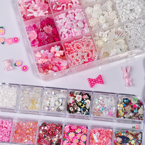 Kit De Dijes Para Uñas Kikonoke, 1400 Piezas, 3d, Con Forma