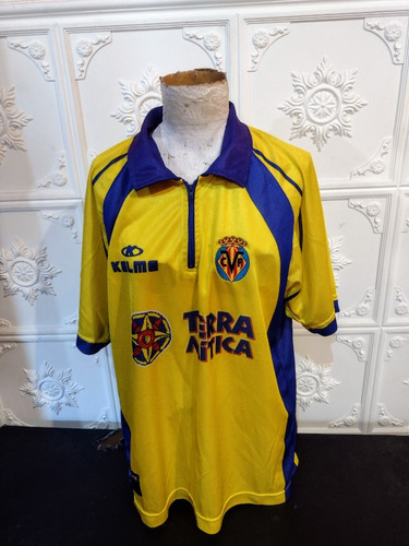 Camiseta Del Villareal De España Año 2001/02 Talle L