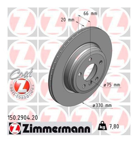 Disco De Freio Tras. Bmw 335i 2011-2019 (f30)