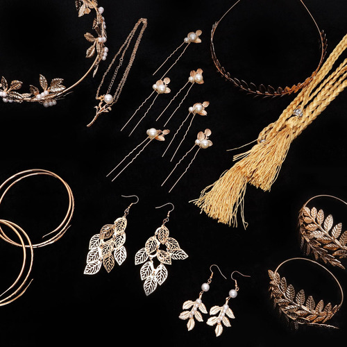 Djjdjjjuego De 18 Accesorios Para Disfraz De Diosa Griega, D