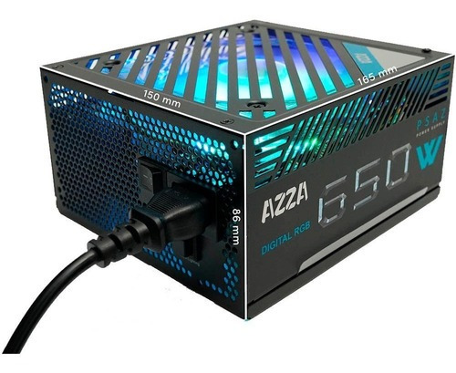 Fuente Pc Gamer Azza Rgb 650w 80 Plus Bronze