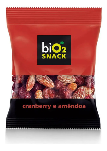 Cx Mix Cranberry Desidratado E Amêndoa Bio2 Snack 6x50g