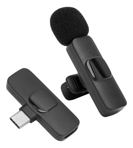 Mini Micrófono Lavalier, Micrófono De Solapa Inalámbrico Par