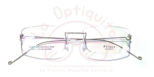 Imagen 3 de 6 de Armazon Tipo Micromega Acero Inoxidable Super Elastico Super Ligero Oftalmico