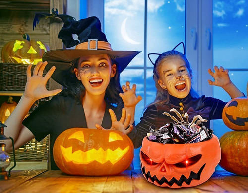 Ximishop Cuenco Animado De Halloween Con Forma De Calavera P