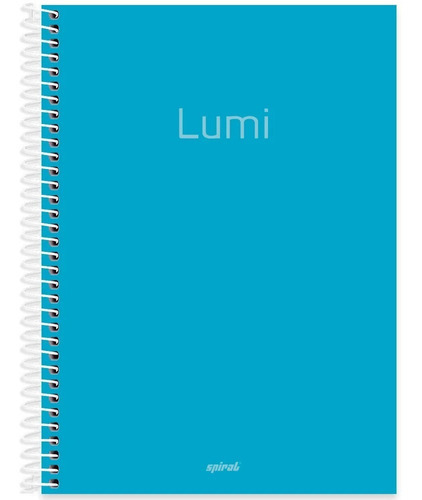 Caderno Azul Universitário Capa Polipropileno 80f Lumi