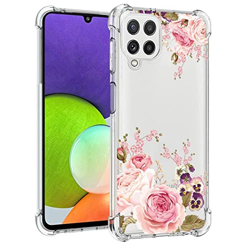 Funda Para Samsung Galaxy A22 4g M32 4g Sm-a225f Roseflower